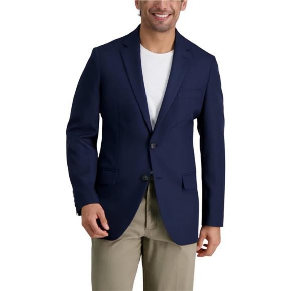 Men's The Active Series Classic Fit Gabardine Blazer (Regular Big Tall Sizes) - Picture 7 of 7